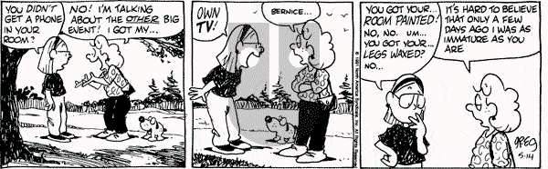 Luann on Tuesday May 14, 1991 Comic Strip