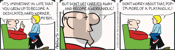 The Born Loser on Saturday April 9, 2016 Comic Strip