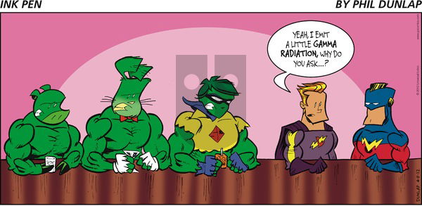 Ink Pen on Sunday April 8, 2012 Comic Strip