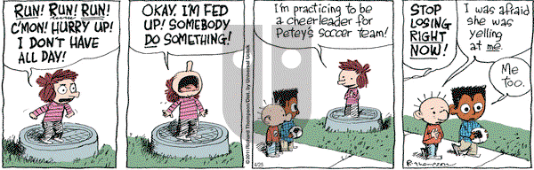 Cul de Sac on Monday April 25, 2016 Comic Strip