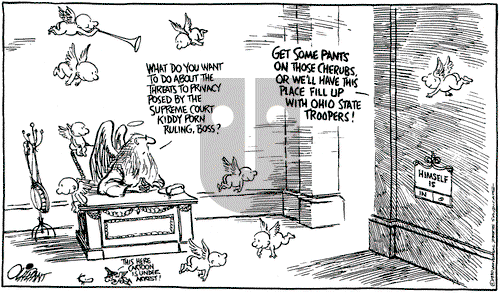 Pat Oliphant on Thursday April 19, 1990 Comic Strip