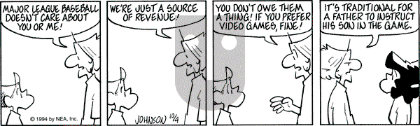 Arlo and Janis on Tuesday October 4, 1994 Comic Strip