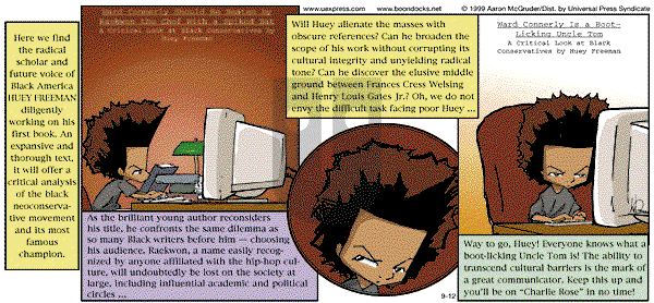 The Boondocks on Sunday April 15, 2007 Comic Strip