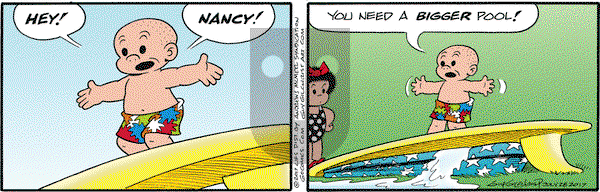 Nancy on Friday July 28, 2017 Comic Strip