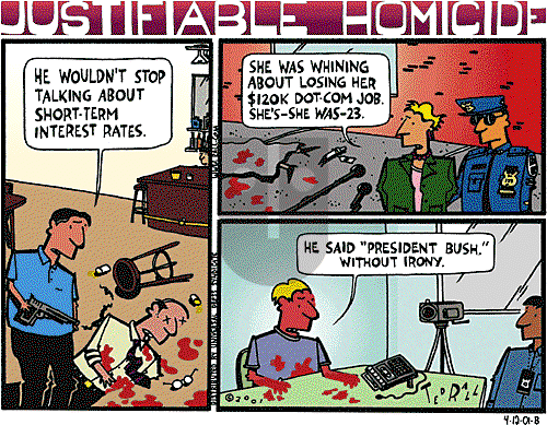 Ted Rall on Wednesday April 18, 2001 Comic Strip