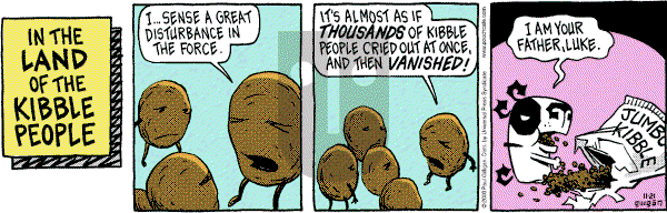 Pooch Cafe on Friday November 21, 2003 Comic Strip