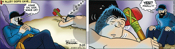 Alley Oop on Monday March 28, 2011 Comic Strip