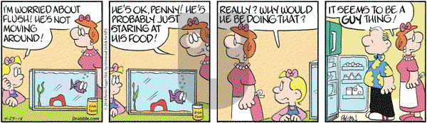 Drabble on Friday April 25, 2014 Comic Strip