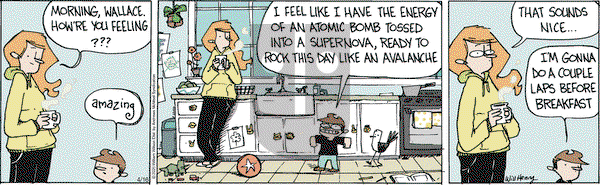 Wallace the Brave on Wednesday April 16, 2025 Comic Strip