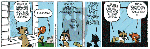 Over the Hedge on Monday October 2, 2006 Comic Strip