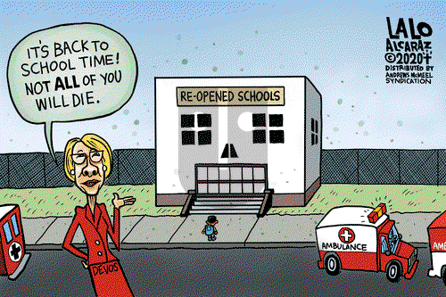 Lalo Alcaraz on Wednesday July 22, 2020 Comic Strip