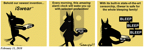 Dark Side of the Horse on Monday October 4, 2010 Comic Strip