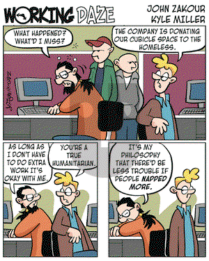 Working Daze on Thursday October 6, 2005 Comic Strip
