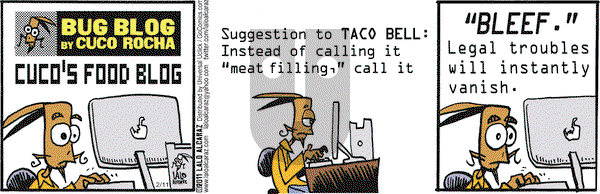 La Cucaracha on Friday February 11, 2011 Comic Strip