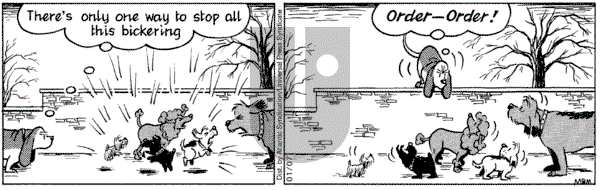 Fred Basset on Friday January 7, 2005 Comic Strip