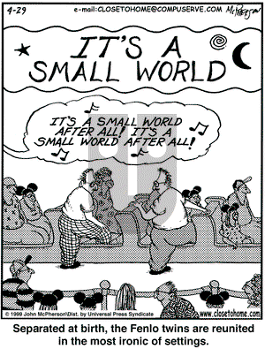Close to Home - Thursday April 29, 1999 Comic Strip
