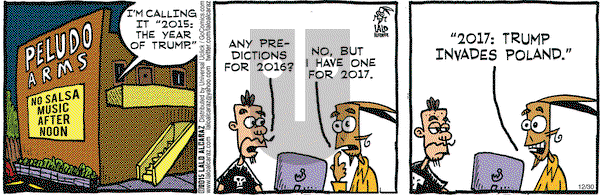 La Cucaracha on Wednesday December 30, 2015 Comic Strip