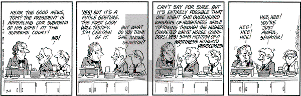 Doonesbury on Wednesday July 11, 1973 Comic Strip