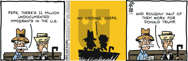 La Cucaracha - Thursday July 30, 2015 Comic Strip