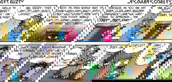 Get Fuzzy on Sunday August 15, 2010 Comic Strip