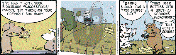 DeFlocked on Saturday February 22, 2014 Comic Strip