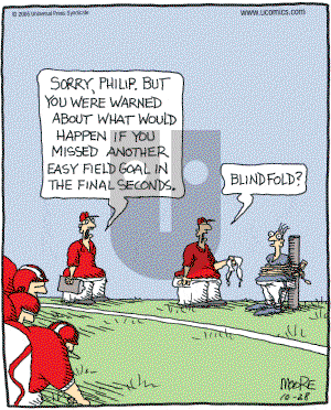 In the Bleachers - Friday October 28, 2005 Comic Strip
