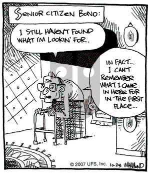 Reality Check on Tuesday October 23, 2007 Comic Strip