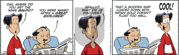 Baldo on Wednesday September 27, 2000 Comic Strip