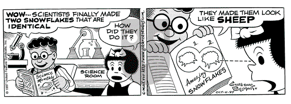 Nancy on Saturday October 4, 1997 Comic Strip