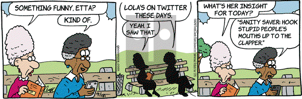 Lola on Tuesday September 18, 2012 Comic Strip