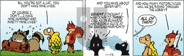Over the Hedge on Wednesday November 12, 2025 Comic Strip