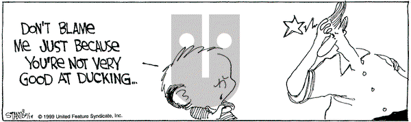 The Buckets on Friday November 19, 1999 Comic Strip