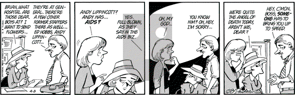 Doonesbury - Monday April 3, 1989 Comic Strip