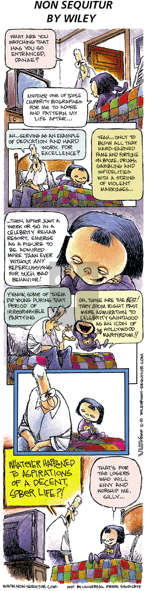 Non Sequitur on Sunday December 10, 2000 Comic Strip