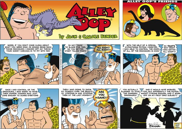 Alley Oop on Sunday March 31, 2013 Comic Strip