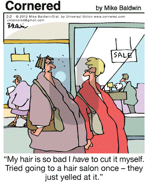 Cornered on Thursday February 2, 2012 Comic Strip