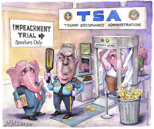 Matt Wuerker on Thursday January 16, 2020 Comic Strip