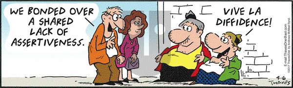 Frank and Ernest on Thursday April 6, 2017 Comic Strip