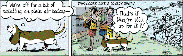Fred Basset on Wednesday September 11, 2019 Comic Strip