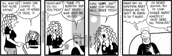 Clear Blue Water on Saturday December 29, 2007 Comic Strip