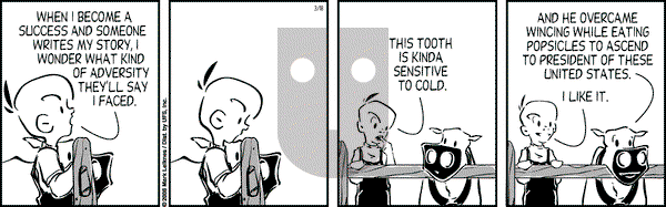 Cow and Boy Classics on Tuesday March 18, 2008 Comic Strip