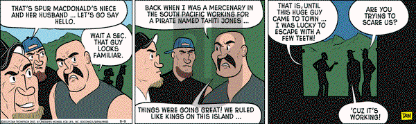 Rip Haywire on Wednesday August 9, 2017 Comic Strip