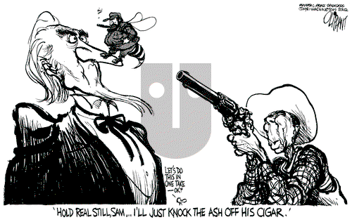 Pat Oliphant on Monday February 23, 1981 Comic Strip