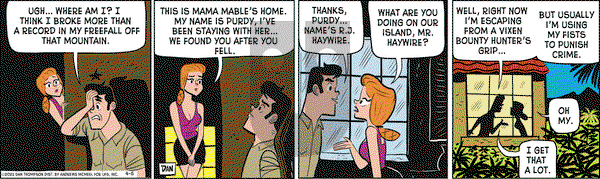 Rip Haywire on Monday April 5, 2021 Comic Strip
