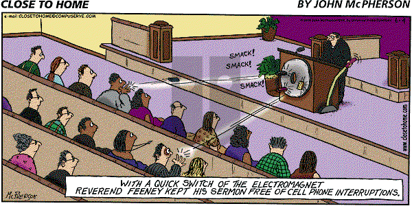 Close to Home on Sunday June 4, 2000 Comic Strip