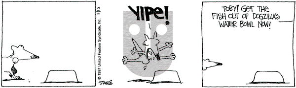 The Buckets on Thursday March 13, 1997 Comic Strip