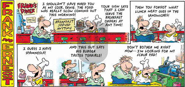 Frank and Ernest on Tuesday December 4, 2007 Comic Strip
