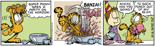 Garfield on Monday September 18, 1995 Comic Strip