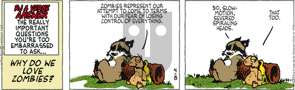 Over the Hedge on Monday April 8, 2013 Comic Strip