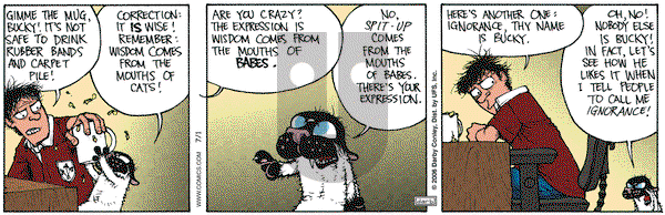 Get Fuzzy on Friday July 14, 2006 Comic Strip